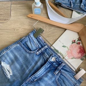 american eagle super stretch x ripped jeans